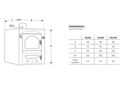 Forno da incasso a legna Clementi Smart - immagine 2