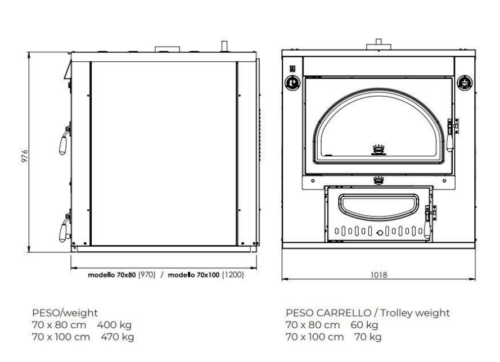 Forno da incasso a legna Clementi Super Master - immagine 2