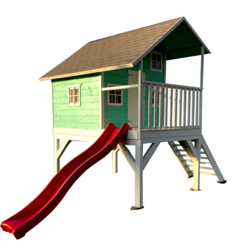Mattioli Legnami Viterbo casette con scivolo da giardino